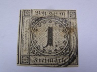 Niemcy Badenia - cyfra - Mi. 5 kasowany