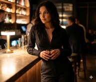 Czarna Taliowana Koszula b.young M, Zapinana na Haftki Gorsetowy