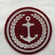 Naszywka desant morski bordowa