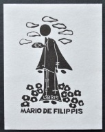 *KP* Jóźwik Zbigniew (4) - Ex Libris Mario de Filippisi, X3, 1978