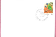 Australia 1978, ck FDC ptaki endemiczne Australii, papuga lorysa