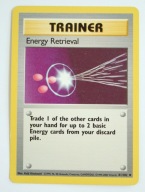 Karta Pokemon: Energy Retrieval Trainer 81/102 Base Set, rok 1999-2000