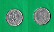 50 groszy 1990 - Stan Bardzo dobry
