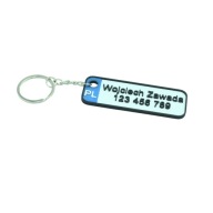 Brelok personalizowany - Tablica rejestracyjna z Twoim napisem!