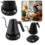 CZAJNIK ELEKTRYCZNY 900 W 1 L CZARNY IDEALNY NA PREZENT KOMPAKTOWY STYLOWY