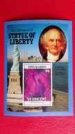 ST VINCENT statua Liberty bloczek czyste**