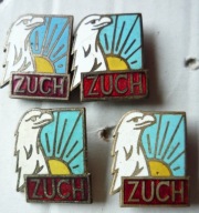 ZHP Związek Harcerstwa Polskiego odznaka ZUCH PRL - 4 sztuki