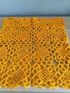 Klasyczna poszewka na poduszkę szydełkowe cacko fajny kolor 40x40 cudo