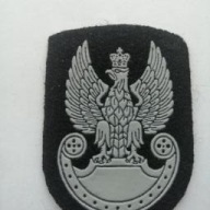 Naszywka wojskowa orzełek czarny