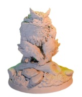 Owlbear Sowoniedźwiedź Sowodźwiedź figurka RPG Druk 3D