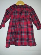 Piękna sukienka z kołnierzykiem 98