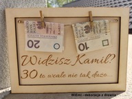 Zabawna ramka na 30-ste urodziny, prezent 40 50 60