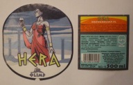 ETYKIETA - HERA - BROWAR OLIMP "Krajan" Browary Kujawsko - Pomorskie - HERA