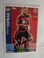 Karta topps match attax autograf Bayer Leverkusen Champions League Toprak