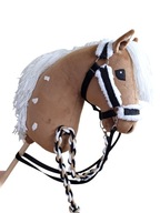 Hobby horse a3 -Srokacz-Haflinger -kantar-wodze-uwiąz