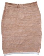 Lawrence Grey spódnica midi XL 42 camel dzianinowa, ciepła