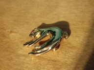 Broszka /wisior w kształcie pantery