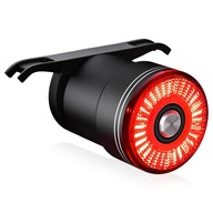 LAMPKA ROWEROWA TYLNA LED USB-C INTELIGENTA CZUJNIK HAMOWANIA WODOODPORNA