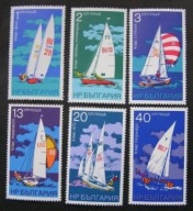 Bułgaria - Mi 2288/93 - Żeglarstwo