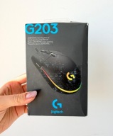 Mysz przewodowa USB do gier Logitech G203 LIGHTSYNC RGB 8000 dpi