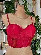 Shein biuster stanik biustonosz bra gorset top fiszbiny r. L