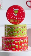 Puszki pudełka świąteczne Grinch do kuchni 3pack
