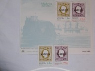 Portugalia - Madera - roczn. wyd. pierwszych znaczków - Mi. 62-63 + bl.1 **