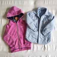 Bluza i kurtka na wiosnę 116 122 paka 2 szt dla zestaw dziewczynki (477)