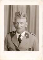 ŻOŁNIERZ ARMIA POLSKA -ALIANCKA -1957 rok -zdjęcie format pocztówkowy