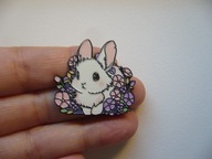 PIN PRZYPINKA BROSZKA KRÓLIK KRÓLICZEK