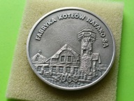 Oryg MEDAL- FABRYKA KOTŁÓW RAFAKO S.A- 60 LAT -2009- posrebrzany z cyrkonią