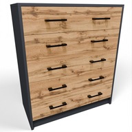 SZAFKA NA BUTY 5S GRAFIT WOTAN KOMODA REGAŁ PÓŁKA OBUWIE PRZEDPOKÓJ DOM