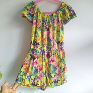 Kombinezon letni TU Kids 122 cm dziewczęcy z wiskozy tropikalny print (022)