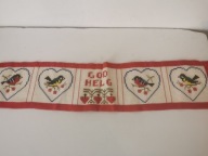 KILIM MAKATKA HAFTOWANA DO POWIESZENIA SKANDYNAWSKA ORYGINALNA PTAKI