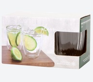 Szklanki z podwójnym dnem 100 ml 2 szt. do kawy i herbaty