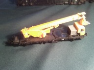 ROCO 56240 Dźwig kolejowy 6-osiowy z wagonem platforma DB AG