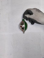 Bombki choinkowe PRL około 9 cm