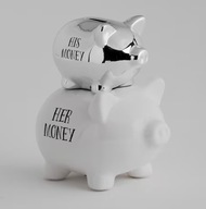 Skarbonka ceramiczna Home&You śmieszna prezent dla pary małżeństwa na ślub