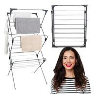 SUSZARKA NA PRANIE UBRANIA STOJĄCA ROZSUWANA BALKONOWA OGRODOWA DO UBRAŃ