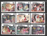DOMINIKA - Bajki-Disney - łódka 1980 ** Mi 691-9 (212)