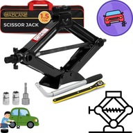 Podnośnik Nożycowy Samochodowy 1,5 tony GADLANE + GRATISY - WYMIANA KÓŁ