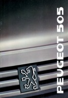 PROSPEKT SAMOCHODOWY NR 473 - PEUGEOT 505