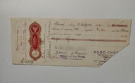 Weksel wystawiony przez Hugo Chodan Maszyny rolnicze P-ń