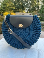 Torebka oreo ręcznie wykonana na szydełku. Na prezent