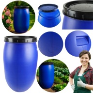 BECZKA ZNIORNIK POJEMNIK NA DESZCZÓWKĘ 120L PLASTIKOWA NA WODĘ WYTRZYMAŁY