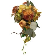 Sztuczne kwiaty stroik na grób kompozycja cmentarz wiązanka nagrobna stroik