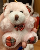 Różowy miś maskotka pluszak nowy