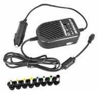 ZASILACZ SAMOCHODOWY UNIWERSALNY DO LAPTOPA 8 KOŃC