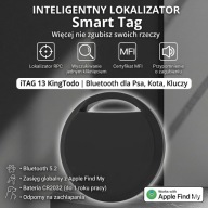 LOKALIZATOR GPS iTAG 13 KINGTODO BLUETOOTH DLA PSA KOTA KLUCZY