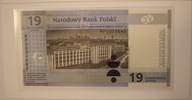 19 zł 2019 100 LECIE LAT PWPW SUPER RADAR RP0034643 UNC + FOLDER